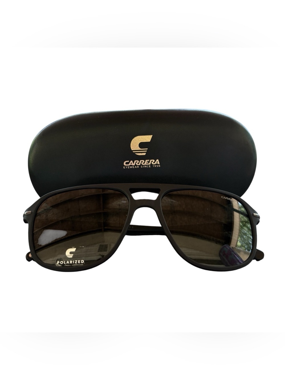 Authentic Carrera 279/S Polarized Sunglasses Matte Black Gray Lens 56-17 145